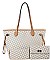 3 IN 1 STYLISH CHECKERED DESIGN SHOPPER BAG SET