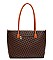 3IN1 FASHION CHECKERED DESIGN SHOPPER BAG WITH MATCHING BAG AND WALLET