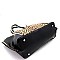 Leopard Print Stud Accent 2 in 1 Shopper Tote