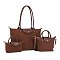 3-in-1 Nylon Fashion Tote / Satchel Sets WHOLESALES