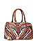 3 in 1 Zebra Print Boston Satchel - Messenger & Wallet Set