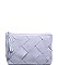 LUXURY ELEANOR WEAVED FAUX LEATHER CLUTCH BAG JY-13226ML