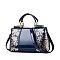 Patent Quality Embroidery Top Handle Satchel Bag