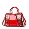 RED SHINEY BAG