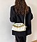 SOFT QUILTED LINKED CHAIN SATCHEL SHOULDER BAG