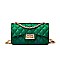 Stylish Quilted Matte Jelly Shoulder Bag Set