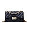 Stylish Quilted Matte Jelly Shoulder Bag Set