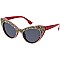 Pack of 12 Assorted Color CAT EYE Rhinestone Sunglasses