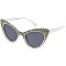 Pack of 12 Assorted Color CAT EYE Rhinestone Sunglasses