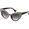 Pack of 12 Assorted Color CAT EYE Rhinestone Sunglasses