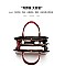 High Quality Metal Accent Patent Satchel