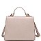 LUXURIOUS PEBBLED VEGAN LEATHER ALEXIS CROSSBODY BAG JY16967
