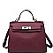 LUXURIOUS PEBBLED VEGAN LEATHER ALEXIS CROSSBODY BAG JY16967