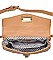 CHIC QUILT SMOOTH VEGAN LEATHER LUXURY ROXY BELT BAG JY16975-UE