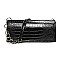 Long Crocodile Skin Cross-Body Shoulder Bag
