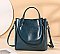 Genuine Leather Tote Shoulder Handbag