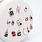 Charming 3D Accented Ring Handle Round Frame Satchel-Clutch
