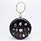 Charming 3D Accented Ring Handle Round Frame Satchel-Clutch
