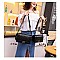 Trendy Snake Print Chain Strap Shoulder Bag