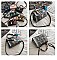 CROCODILE PRINT BUCKLED SCARFED CROSSBODY BAG