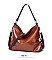 SOFT GLOSSY FASHION HOBO BAG