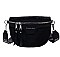 RHINESTONE ZIRCONIA CROSS-BODY & FANNY PACK
