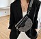 RHINESTONE ZIRCONIA CROSS-BODY & FANNY PACK