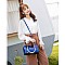 STYLISH CLASSIC CHAIN HANDLE DOME SATCHEL