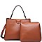 STYLISH LUXURY JESSAMY 2-PC SATCHEL BAG SET JY17431