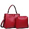 STYLISH LUXURY JESSAMY 2-PC SATCHEL BAG SET JY17431
