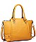 LUX PEBBLED VEGAN LEATHER FRANKIE TOTE BAG JY17495