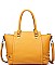LUX PEBBLED VEGAN LEATHER FRANKIE TOTE BAG JY17495