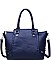 LUX PEBBLED VEGAN LEATHER FRANKIE TOTE BAG JY17495