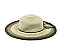 Multi-Tone Brim Straw Hat