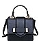 LUXURIOUS VEGAN LEATHER SOLANGE MINI SATCHEL BAG JY17815