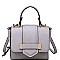 LUXURIOUS VEGAN LEATHER SOLANGE MINI SATCHEL BAG JY17815