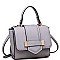LUXURIOUS VEGAN LEATHER SOLANGE MINI SATCHEL BAG JY17815