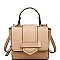 LUXURIOUS VEGAN LEATHER SOLANGE MINI SATCHEL BAG JY17815