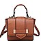 LUXURIOUS VEGAN LEATHER SOLANGE MINI SATCHEL BAG JY17815