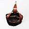 3 IN-1Flap Accented Croc Bucket Hobo Bag