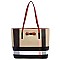 3 IN 1 Plaid Check Bow Tote