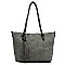 2-in-1 Pebble Textured Shopper Bag