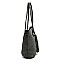 2-in-1 Pebble Textured Shopper Bag
