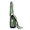Tassel Accent Braided Cross Body Saddle Bag MH-CTEA0004