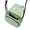 Tassel Accent Braided Cross Body Saddle Bag MH-CTEA0004