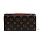 Pack of 6 MONOGRAM FLAP TURN LOCK WALLET WRISTLET