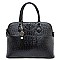Ostrich Croc 2-in-1 Dome Satchel