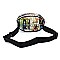 Oval Fanny Pack Magazine Cover Picture Waist Bag