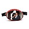 Oval Fanny Pack Magazine Cover Picture Waist Bag