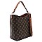 Pack of 3 Monogram Bucket Satchel